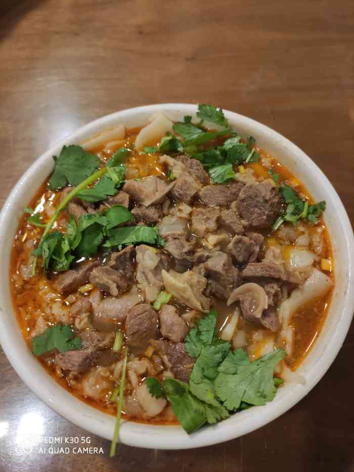 庞学勤四十里铺兄弟羊肉面-"西北自驾之行第一站在靖边打尖儿住店[笑