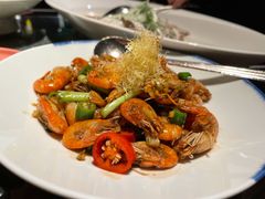 传统油爆虾-杭州西子湖四季酒店·金沙厅