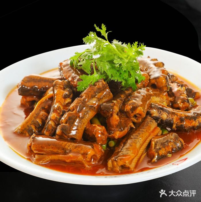 瓶子菜馆(仙鹤街店)腌菜烧鳝段图片 - 第1张