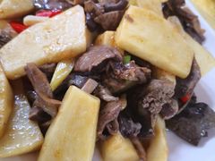 鲜笋炒鸡杂-区海鸡场饭店(石壁店)