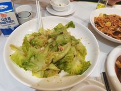 炝拌生菜-刘胖子家常菜·蹄花焖藕(中南店)