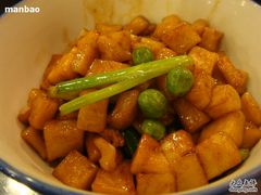 炒疙瘩特写-老浒记烤鸭-北京菜(琉璃厂店)