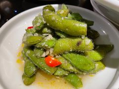 初夏特色毛豆夹-老头儿油爆虾·知味杭州(爱琴海购物中心)