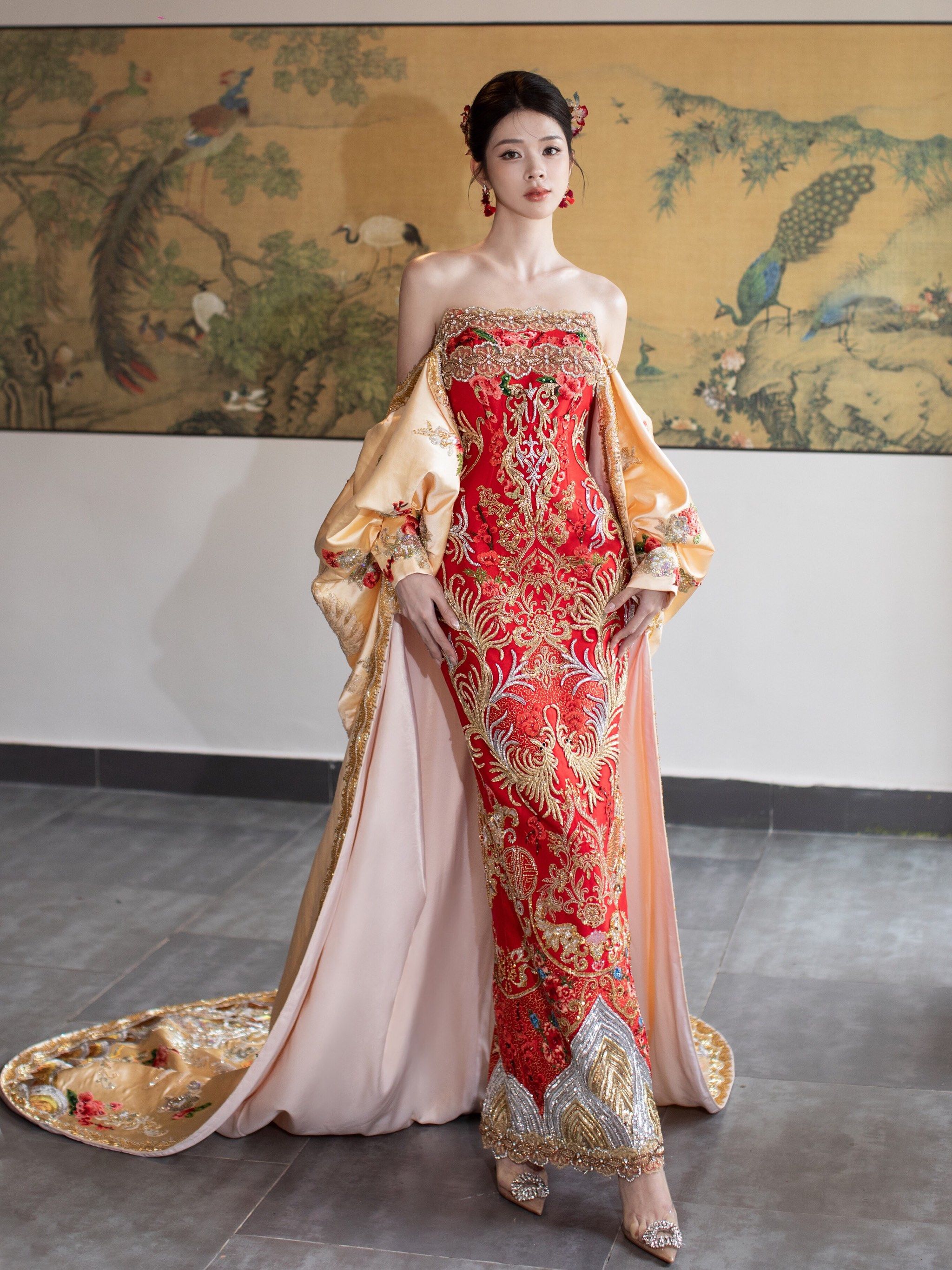 深圳礼服|豪门千金回国🏮富贵新中式华服