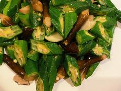 秋葵炒蘑菇-福海居烤鸭店(鸟巢店)