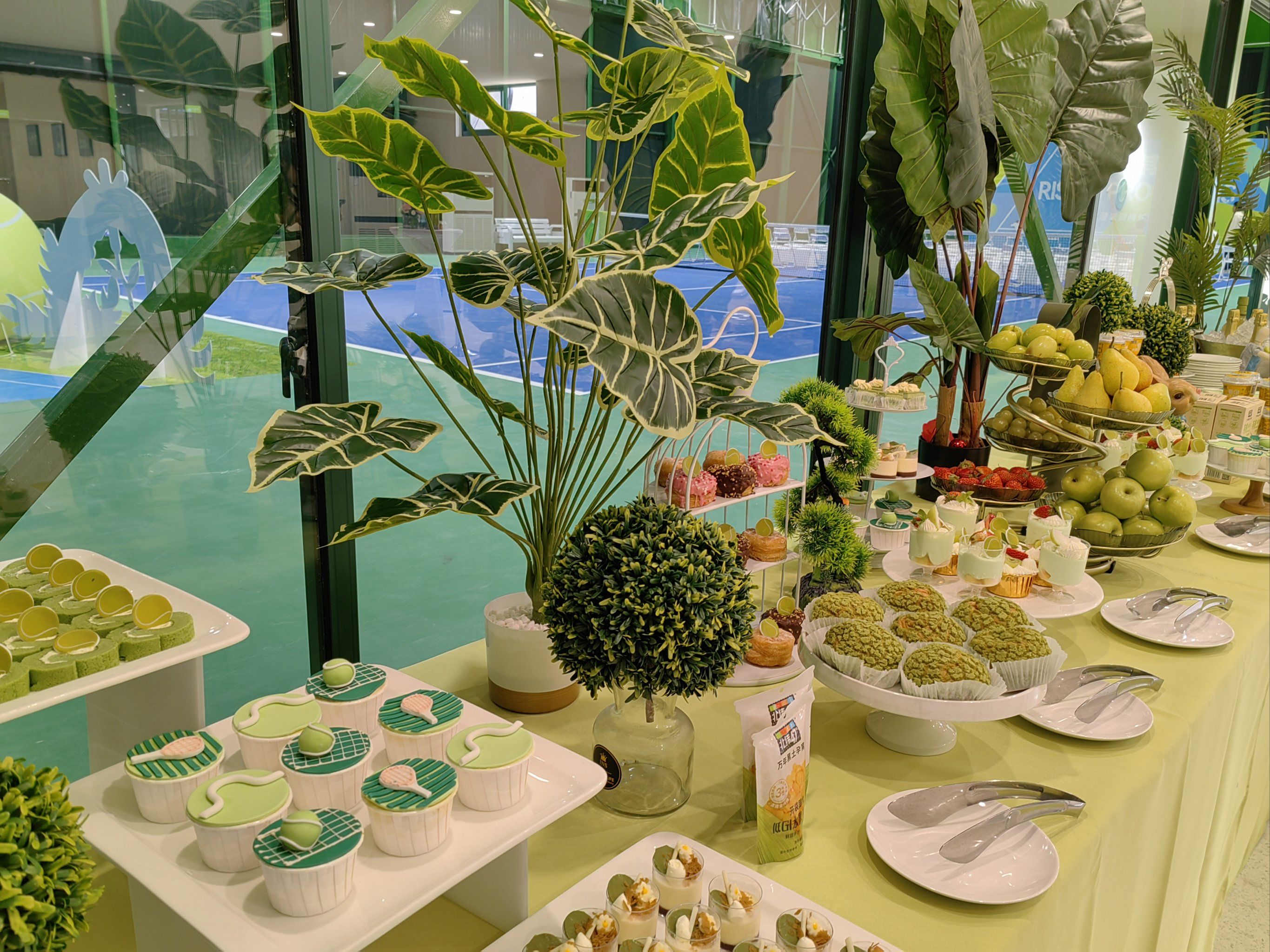 网球馆开业定制茶歇