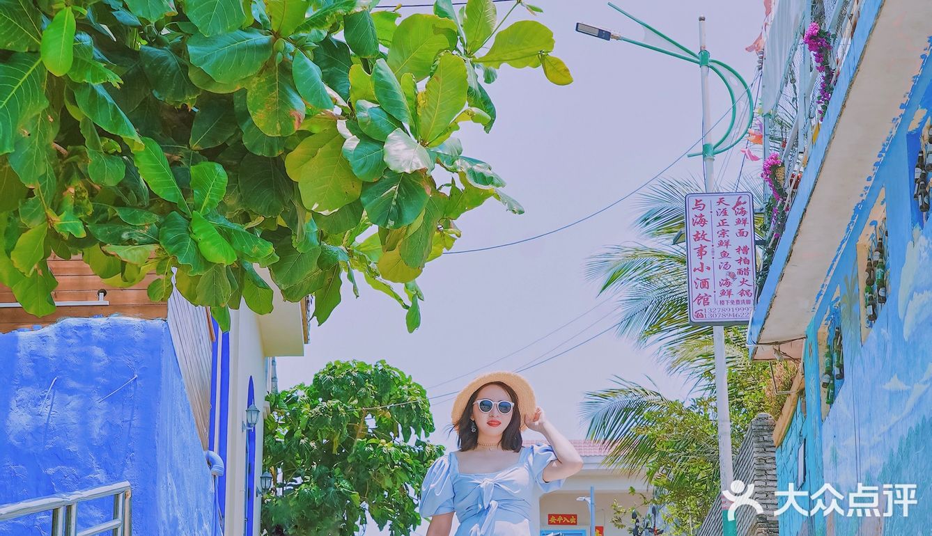 三亚小众旅行地｜闯入海边的蓝白童话镇🦋