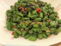 榄菜肉碎炒四季豆-顺德渔村·岭南一号