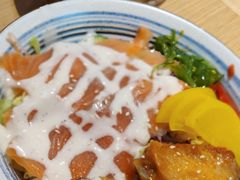 烟熏三文鱼鸡翅饭-林妈妈村·日式料理(宝山万达店)