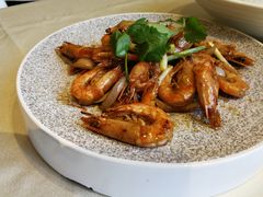 葱爆沙虾-海鸿荟·沿江菜(中山北路店)