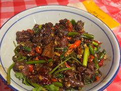 爆炒雪花牛腱肉-荆九爷爆炒桥头三嫩(浙大店)