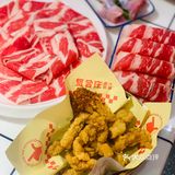 性价比也是超级高的~手工蛋饺：皮薄里边肉馅多