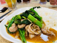 肉片青菜-彩香园咖啡美食(海南花园第2座店)