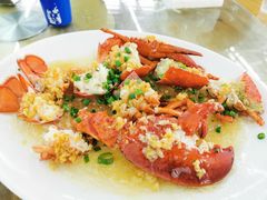 蒜蓉开边蒸龙虾-明记海鲜大排档(巽寮湾店)