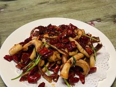 香辣鱿鱼条-华春餐馆(鱼山路店)