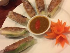 Grilled pork spring roll-吕小姐咖啡