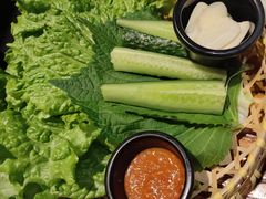 生菜拼盘-黑牛の店·和牛烧肉(大悦城店)
