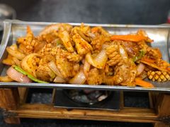 铁板五花肉鱿鱼-喔爸韩国美食(慈溪银泰店)