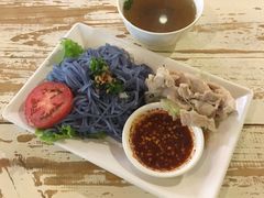 -蝶豆花蓝面条