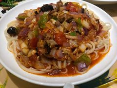 过油肉拌面-大漠楼兰新疆美食