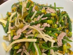 肉丝咸菜炒小黄瓜-谢谢侬·私房菜馆(迪荡店)