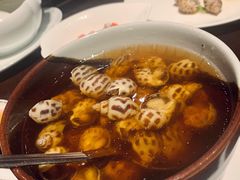 古越陈酿煮花螺-杭州西子湖四季酒店·金沙厅