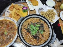 炸平菇-东北哈尔滨酱骨头馆房掌柜铁锅炖