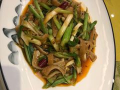 羊肚炒大蒜-蔡阿水羊肉店