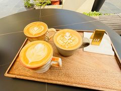 桂花拿铁-冬日咖啡