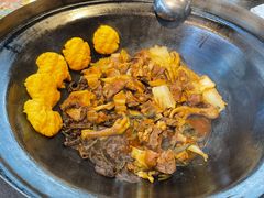 贴饼子-缘福乡村铁锅炖民宿(八达岭店)