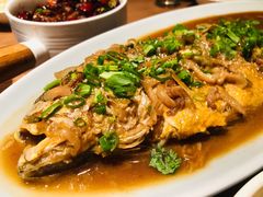 雪菜肉丝焖黄鱼-融和里(华润·二十四城店)