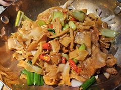 干锅纸片竹笋-绿茶餐厅(北京凤凰汇店)