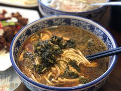 雪菜肉丝面-王四酒家苏帮菜馆(观前店)