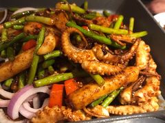 爆炒鱿鱼须-老头儿油爆虾·知味杭州(爱琴海购物中心)