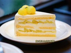 蜜瓜奶油戚风蛋糕-black rainbow coffee