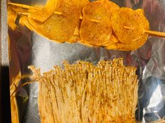 -路边摊小炉子烧烤