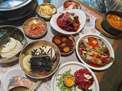 生拌牛肉-草家酱蟹炭火烤肉店(珲春南路一店)