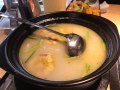 山药玉米排骨砂锅-吴越荣记苏州菜·松鼠桂鱼100%活鱼现做(斜塘老街店)