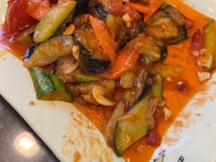 家常焖茄子-宾朋海鲜饭庄(兴海路店)