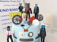 -咖咖熊蛋糕定制·英国蓝风车动物性淡奶油