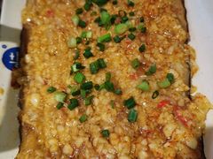 蒜蓉肉沫茄子-路边摊小炉子烧烤