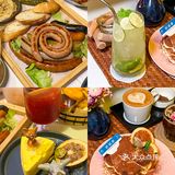 青岛宝藏热狗简餐咖啡馆🌭庭院式风景绝美🏡