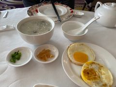 皮蛋瘦肉粥-青岛海景花园大酒店·粤海餐厅