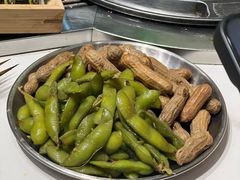 -山野的朋友露营炭火烤肉