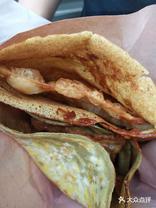 双蛋果篦儿煎饼