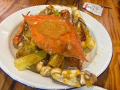 咸蛋黄炒蟹-夹夹大·蟹蟹大排档(财富又一城店)