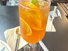 香橙茉莉冰茶-萤火虫咖啡(砖著店)