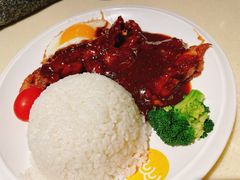 黑椒鸡扒饭-龙记烧腊茶餐厅(常德路店)