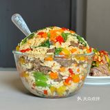 今天分享👇灯笼椒牛肉拌饭🌶️晚餐