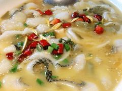 金汤酸菜鲈鱼-绿茶餐厅(蓝色港湾店)